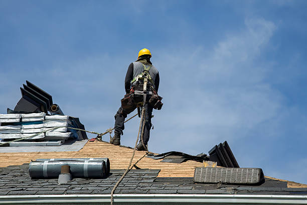 Professional Flat Roof Repair technician working in Gilcrest, CO